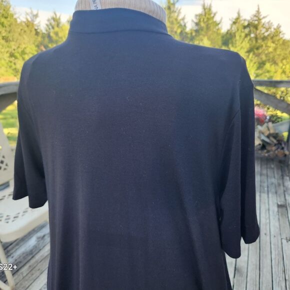 Zenana Premium black knit midi dress m - Picture 6 of 9